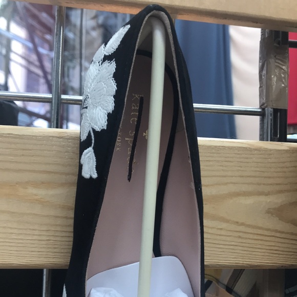 NWT,KATE SPADE Daze Kitten Heels Black\off White - Picture 5 of 15